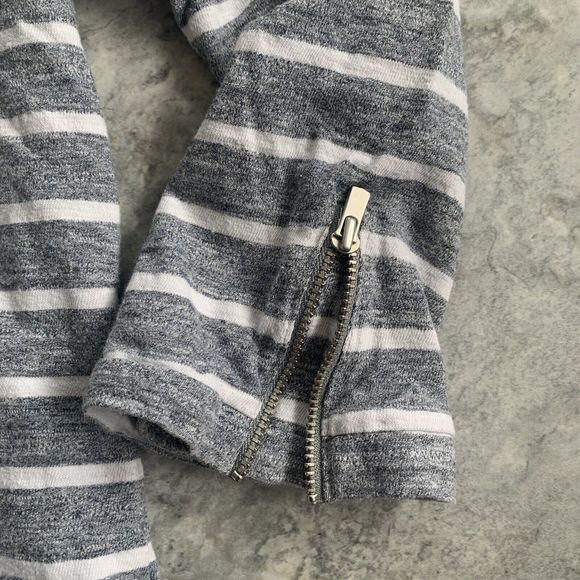 Mint Velvet Bretton Striped Sailor Nautical Top Size 10 Blue White - Picture 6 of 8